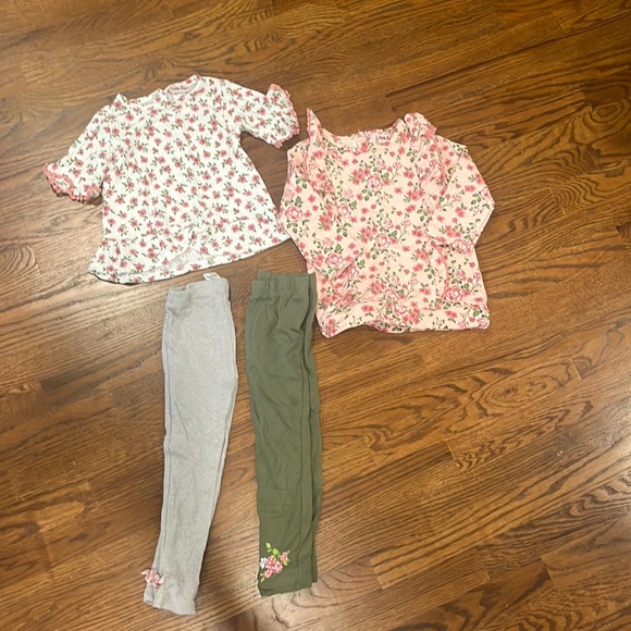 Little Lass 4 piece outfit set size 4T